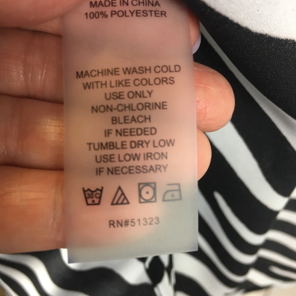 Vince Camuto Zebra Print Chiffon Oversized Top - image 8